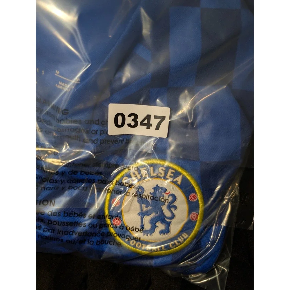 Nike Chelsea FC 2021-22 Blue Home Checkered Soccer Jersey Size Medium